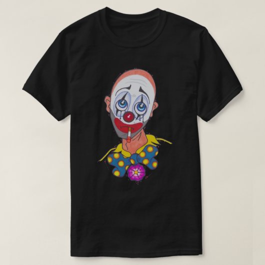 T-shirt Chemise triste de clown (Design devant)