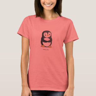 T-shirt Chemise triste de sonnerie de dames de pingouin