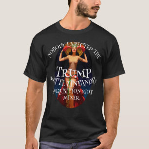 T-shirt Chemise Trump White Zinfandel Mélangeur de vin Cat