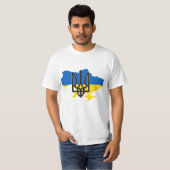 T-shirt Chemise Tryzub Ukraine (Devant entier)