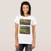 T-shirt Chemise Tulipe multicolore (Devant entier)