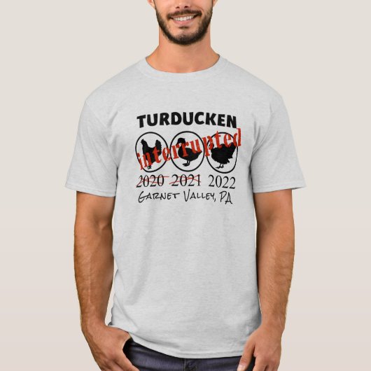 T-shirt Chemise Turducken Homme (Devant)