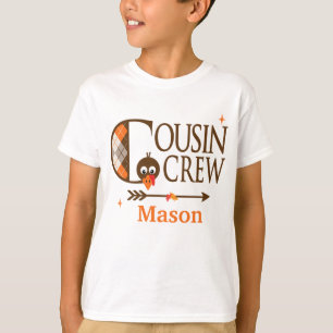 T-shirt Chemise turque Cousin dans l'équipage de Thanksgiv