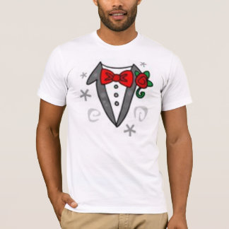 T-shirt Chemise Tuxedo