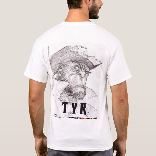 T-SHIRT CHEMISE TYR BLANCHE (Dos)