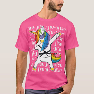 T-shirt Chemise unicorne Jiu Jitsu Dabbing - Chemises Jiu 
