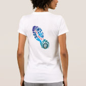 T-shirt Chemise unique de relais de périmètre de soeurs (Dos)