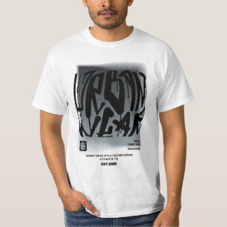 T-shirt Chemise Urban Wear - Tee Streetwear Graffiti Noir