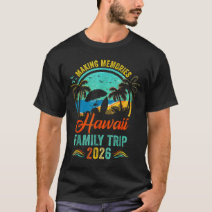 T-shirt Chemise Vacances en Famille à Hawaï Voyage à la Pl