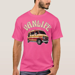 T-shirt Chemise Van Life Pour Les Ventilateurs Vanlife Et