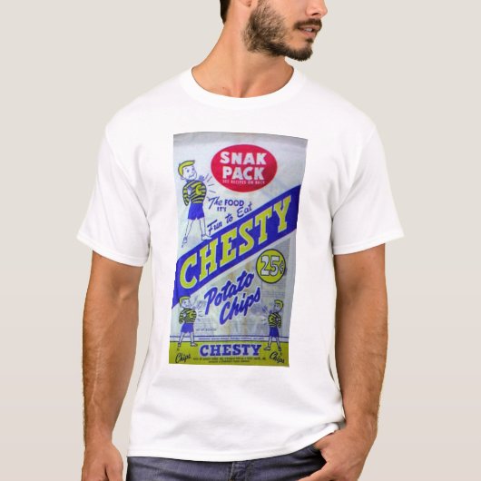 T-shirt Chemise vaniteuse de pommes chips (Devant)