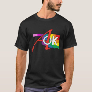 T-shirt Chemise variable de l'arc-en-ciel AOK de