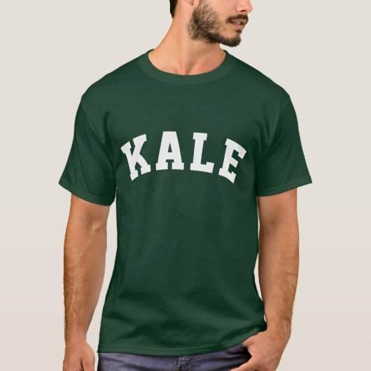 T-shirt Chemise Vegan Kale Funny (Devant)