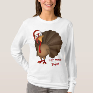 T-shirt Chemise végétalienne mignonne de la Turquie - ad