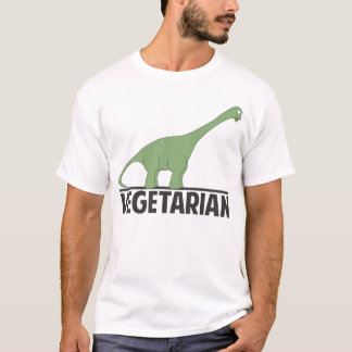 T-shirt Chemise végétarienne de plaisanterie de dinosaure
