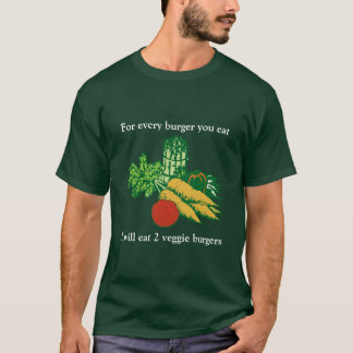 T-shirt chemise veggie burger