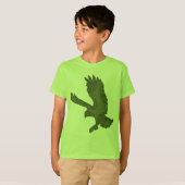 T-shirt Chemise vert-foncé d'Eagle (Devant entier)