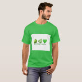 T-shirt Chemise verte Afro Honey 3 (Devant entier)