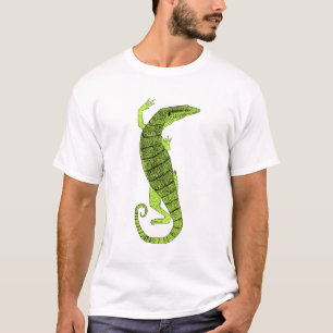 T-shirt Chemise verte de moniteur d'arbre
