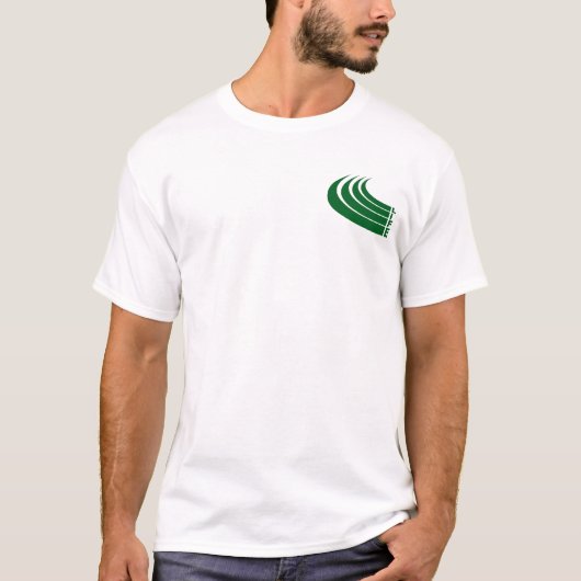 T-shirt Chemise verte de planète (Devant)