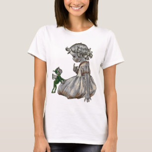 T-shirt Chemise verte Fée & fille