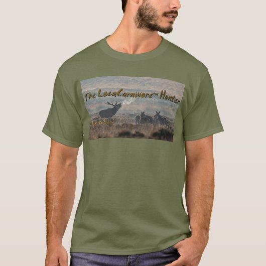 T-shirt Chemise verte LocaCarnivore à manches courtes OD (Devant)
