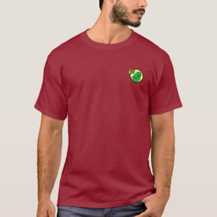 T-shirt Chemise verte Weenii "C'est compliqué" (à l'arrièr