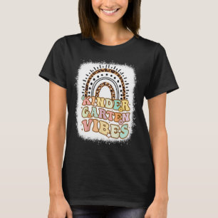 T-shirt Chemise Vibes de jardin d'enfants, Enseignant de j