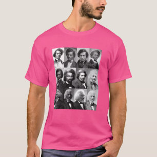 T-shirt Chemise Vie De Frederick Douglass-Retro Mois De L'