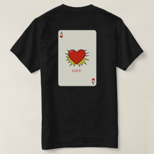 T-shirt Chemise Vintage As de cœur - AMOUR
