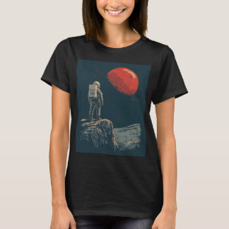 T-shirt Chemise Vintage Astronaute Espace Planète