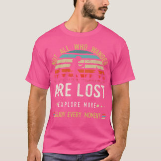 T-shirt Chemise vintage Camp Scout Pas Tous Ceux Qui erren