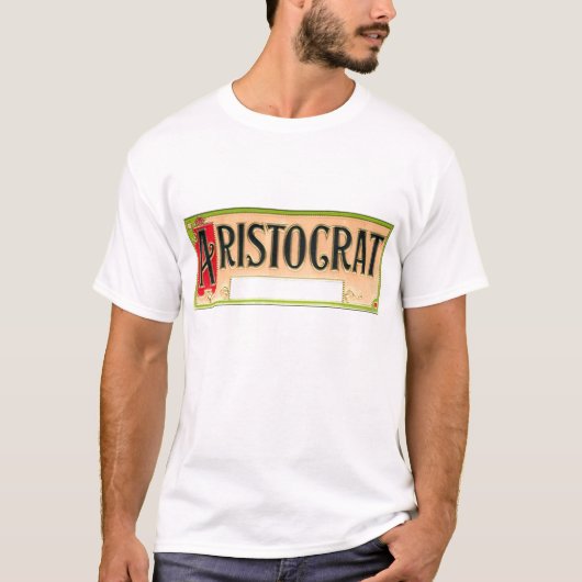 T-shirt Chemise vintage d'aristocrate (Devant)