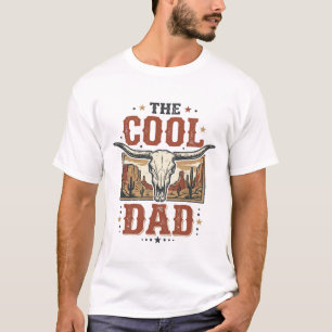 T-shirt Chemise vintage de crâne de Longhorn occidental Co