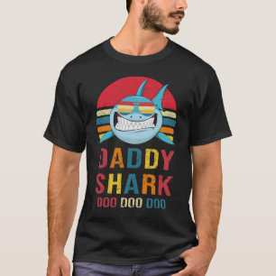 T-shirt Chemise vintage de doo de doo de requin de papa