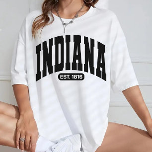 T-shirt Chemise vintage de l'Indiana, cadeau de journée de