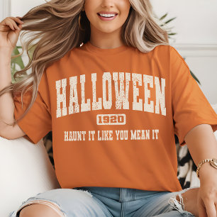 T-shirt Chemise vintage d'Halloween, Chemise de citation f