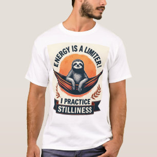 T-shirt Chemise Vintage Drôle Introverti Paresseux Endormi