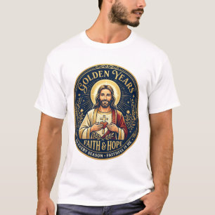 T-shirt Chemise Vintage Jésus Retraite Chrétienne