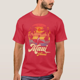 T-shirt Chemise vintage Maui Hawaii plage hawaïenne surf 7