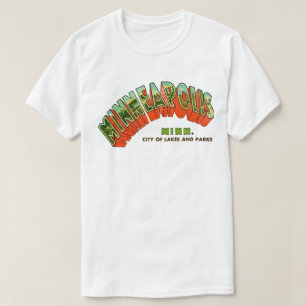 T-shirt Chemise Vintage Minneapolis Minnesota