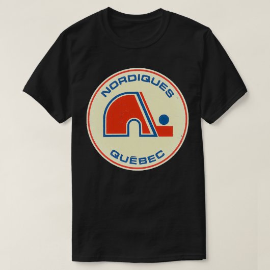 T-shirt Chemise Vintage Nordiques de Québec (Design devant)