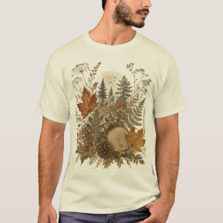 T-shirt Chemise vintage pour hommes Automne Woodland Botan