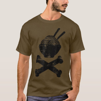 T-shirt Chemise vintage Ramen Crossbones