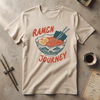 T-shirt Chemise Vintage Ramen Journey Bowl