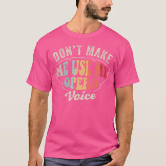 T-shirt Chemise Vintage Rétro Ne Me Faites Pas Utiliser Mo