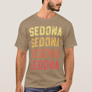 T-shirt Chemise Vintage Sedona Cadeau Arizona USA Amérique