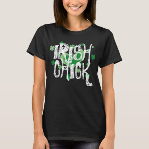 T-shirt Chemise vintage St Patrick's Day Poulette irland