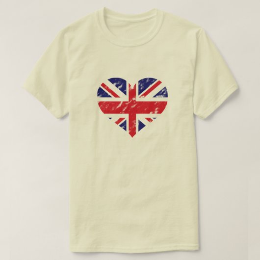 T-shirt Chemise Vintage Union Jack (Design devant)