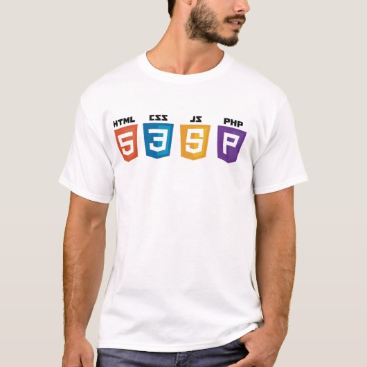 T-shirt Chemise Web develop (Devant)